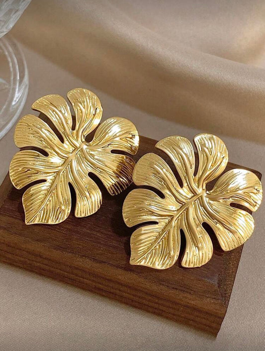 Monstera Studs