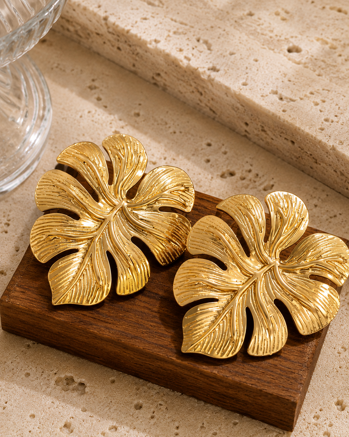 Monstera Studs